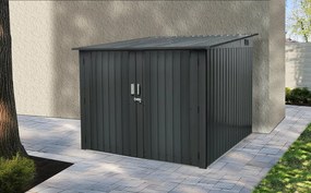 Prístrešok pre 4 bicykle BestBerg CS-4A / 4,2 m² / 204 x 206 x 163 cm / sivá