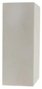 Priemyselná nástenná lampa sivý betón obdĺžnik - Meaux