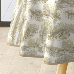 Umývateľný obrus ø 160 cm Plumina – douceur d'intérieur