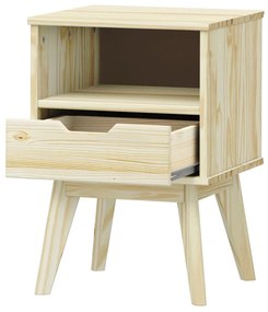 IDEA nábytok Nočný stolík 1 zásuvka BONITO lak