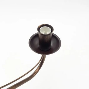 Luster na retiazke ANTON 8xE14/60W/230V bronzový