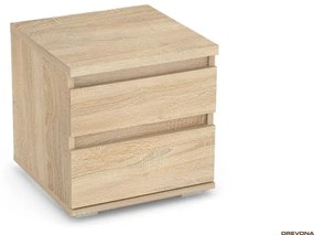 Drevona, nočný stolík REA AMY 1, dub Bardolino