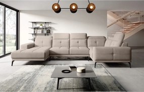 Rohová sedačka v tvare U Nicolette (béžová) (p)