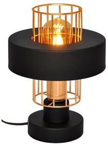Stolná lampa VOLTA 1xE27/15W/230V čierna/zlatá