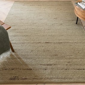 Kaki obojstranný/ručne tkaný koberec s prímesou vlny 200x290 cm Birkdale Pistachio – Asiatic Carpets