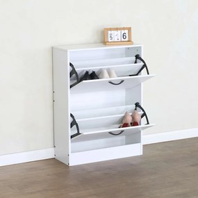 Botník BOTNIX, 2 poschodia, biela