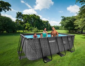 Marimex | Bazén Marimex Florida Premium 2,15x4,00x1,22 m s pieskovou filtráciou a príslušenstvom - motív RATAN | 19900124