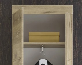 Predsieňová šatníková skriňa Barcelo, dub viking