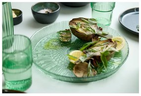 Zelený sklenený servírovací tanier ø 30 cm Kusintha – Bitz