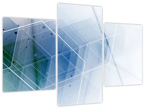 Obraz - Geometrické útvary (90x60 cm)