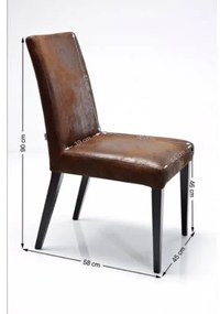 Casual Vintage stolička hnedá