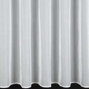 Biela voálová záclona na páske LUCIA 300x270 cm