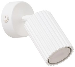 Sollux SL.1541 - Nástenné bodové svietidlo KARBON 1xGU10/10W/230V biela