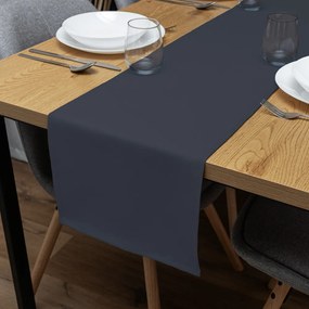 Biante Dekoračný behúň na stôl Rongo RG-066 Tmavo sivý 20x140 cm