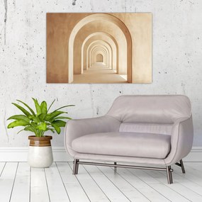 Obraz - Béžový priechod (90x60 cm)