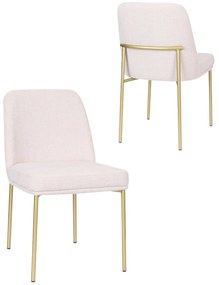 Jedálenská stolička Zafiro Gold, béžová (S2440)