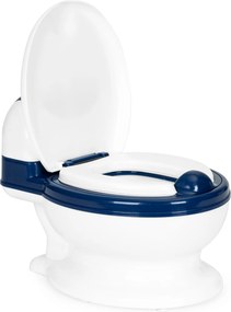 Detský nočník ECOTOYS – sedes s vyberateľnou vložkou, mäkkým sedadlom a kefkou