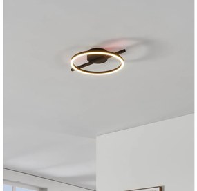 Eglo 901113 - LED Stmievateľné stropné svietidlo AMANDOLO LED/17W/230V čierna + DO EG901113