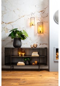 Čierna kovová nízka komoda 149x80 cm Yinthe - Light &amp; Living