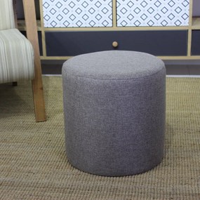 Taburetka Silindir Puf Brown