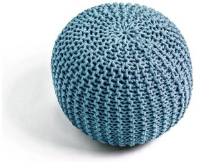 Tyrkysovomodrý sedací puf Bonami Essentials Jagger
