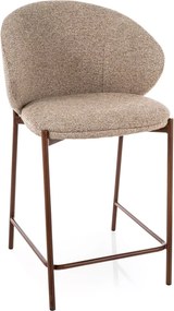 Barová stolička KIOTO, orech/béžová