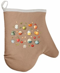 Kuchynská rukavica Twist EMI, sivá