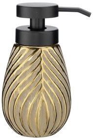 Keramická súprava doplnkov do kúpeľne v zlatej farbe Idro – Wenko