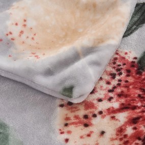 Svetlosivé mikroplyšové obliečky na jednolôžko 140x200 cm Margot – My House