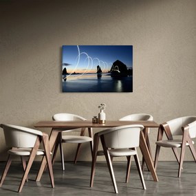 Obraz - pláž pri západe (90x60 cm)