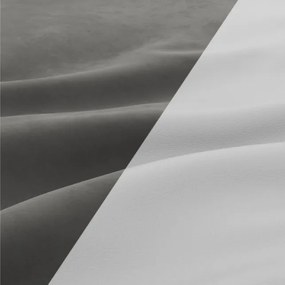 Rohová rozkladacia sedačka LUGO tmavosivá / biela