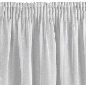 ZÁCLONA NA PÁSKE ANGELA 140X300 CM BIELA