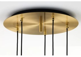 Jupiter 2020 - Luster na lanku ALAS 5xGU10/10W/230V zlatá