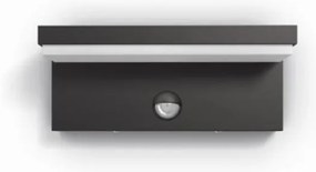 Philips - LED Vonkajšie nástenné svietidlo so senzorom BUSTAN LED/3,8W/230V IP44