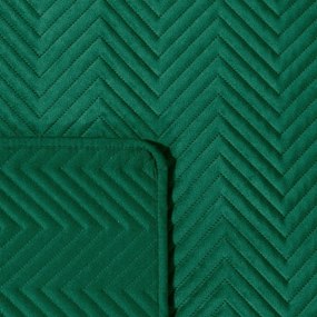 Decentný prehoz v zelenej farbe Šírka: 230 cm | Dĺžka: 260cm