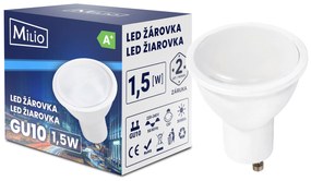 LED žiarovka - GU10 - 1,5W - 145Lm - studená biela