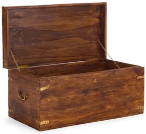 furniture-nabytek.cz - Masívny konferenčný stolík Merlin II z palisandra, lakovaný, hnedý – 69×39×36 cm