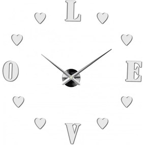 Moderné nalepovacie nástenné hodiny | 3D hodiny 12S011-Wanduhr