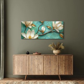 Obraz - 3D magnólia (120x50 cm)