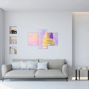 Obraz - Zmrzlina s levanduľou (90x60 cm)