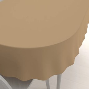 Biante Dekoračný oválny obrus Rongo RG-040 Kávový hnedý 100x160 cm