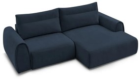 Tmavomodrá rohová pohovka Aden – Bobochic Paris