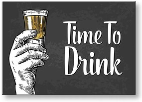 Obraz na stenu s textom Time to drink | rôzne rozmery