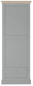 Sivá šatníková skriňa 60x180 cm Binz – Støraa