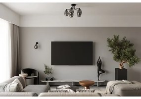 Sollux SL.1143 - Nástenná lampa FILLAN 1xE27/60W/230V čierna