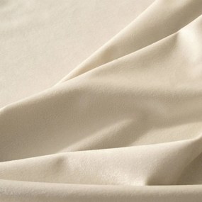 Béžové jednofarebné zamatové závesy do spálne Šírka: 135 cm | Dĺžka: 300 cm