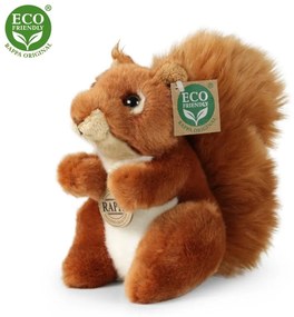 Plyšová veverička 18 cm ECO-FRIENDLY
