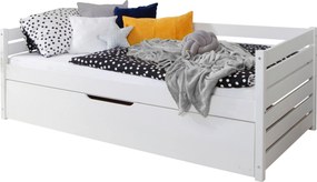 XXXLutz POSTEĽ S VÝSUVNÝM LÔŽKOM, 100/200 cm biela MID.YOU - Detské izby - 000406011012
