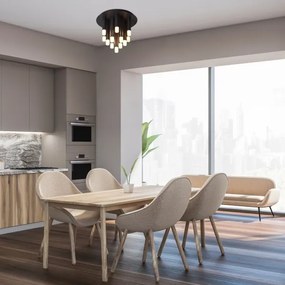 Rabalux 71354 - Stropné svietidlo RAMIRA 13xG9/5W/230V čierna