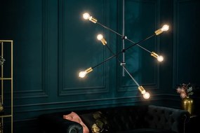 Závesná lampa variácia čierne zlato